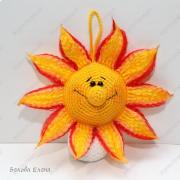 Вязаное солнце амигуруми крючком Вязаное солнышко амигуруми с описанием
